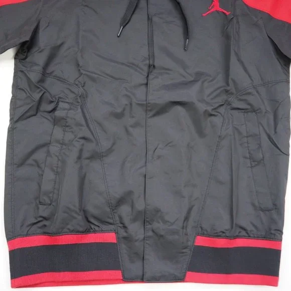 Nike Air Jordan Retro 1 Woven Jacket Black Red Men Basketball - Picture 6 of 11